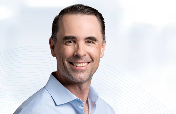 Liam Healy, CEO of FE fundinfo, in an official company portrait