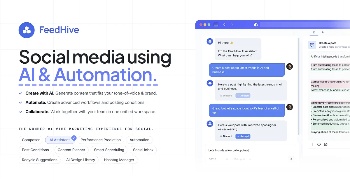 FeedHive Wants Your Content Calendar to Run Itself