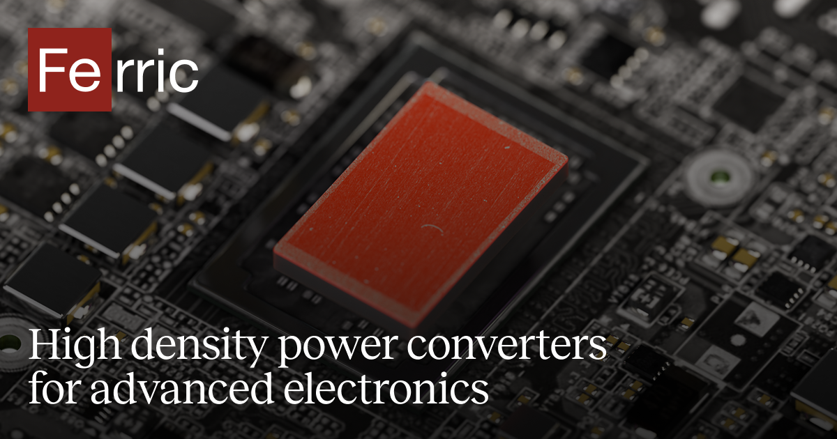 Ferric integrated voltage regulator chip with the company wordmark