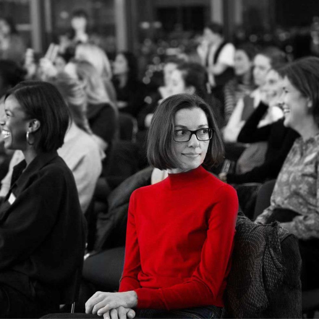 Audience members at an event pictured on FFinc’s website
