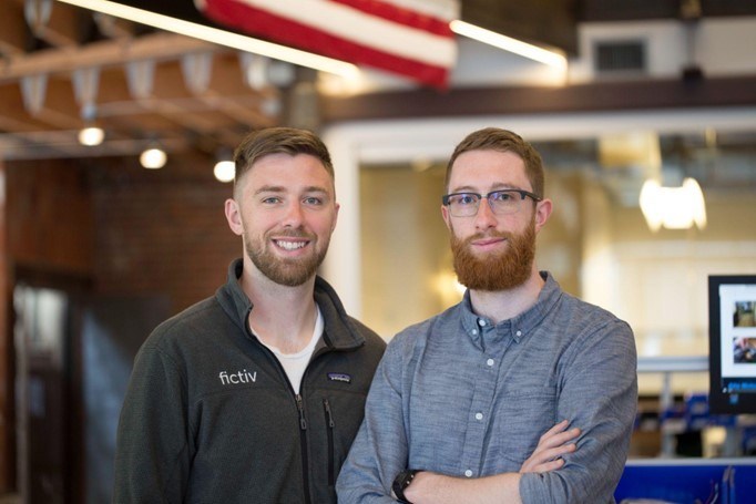 Fictiv co-founders Dave Evans, left, and Nate Evans standing together