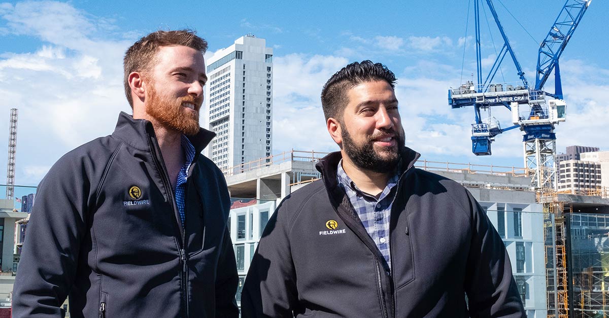 Fieldwire co-founders Yves Frinault and Javed Singha