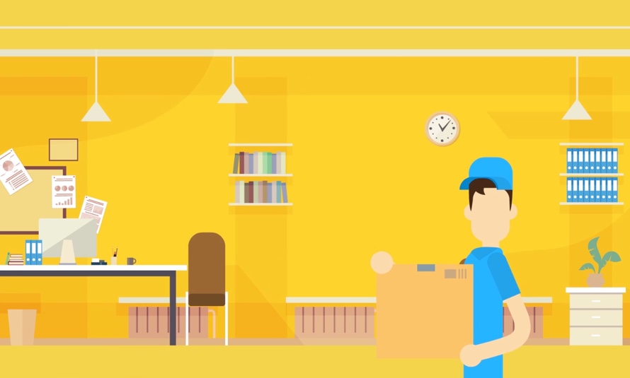 Official ReachOut illustration showing a field worker and office paperwork