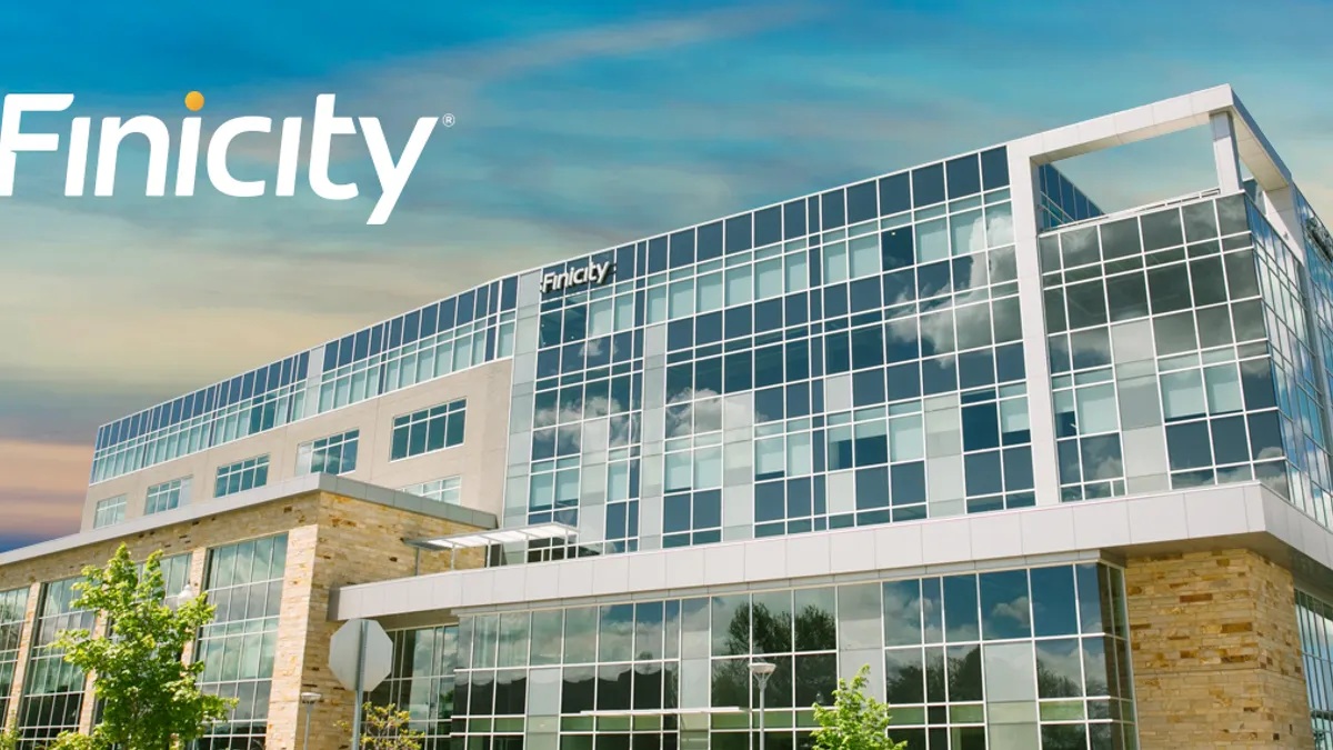 Exterior of a Finicity office building with company signage