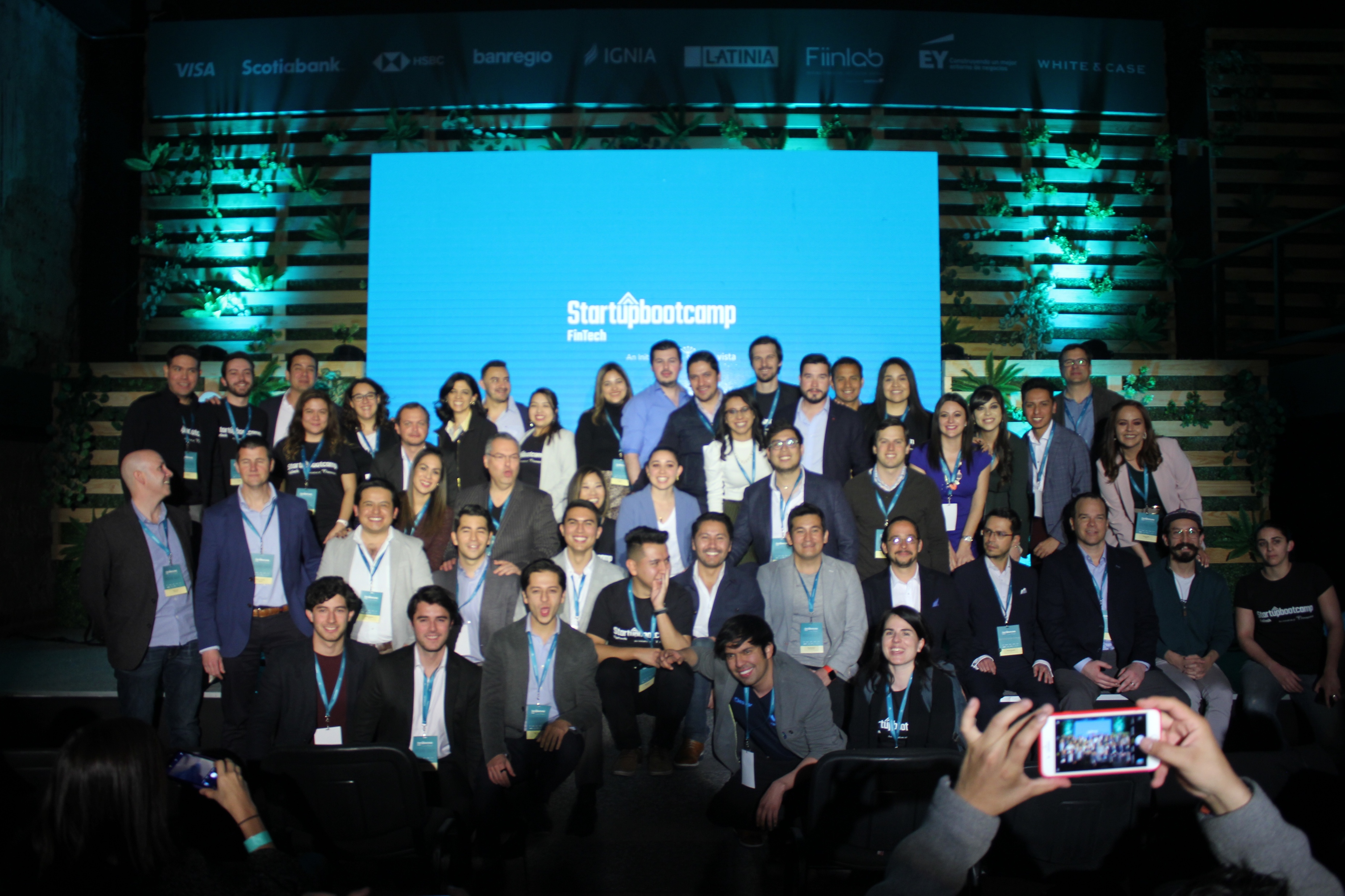 Conference participants gathered for a group photograph at FINNOSUMMIT