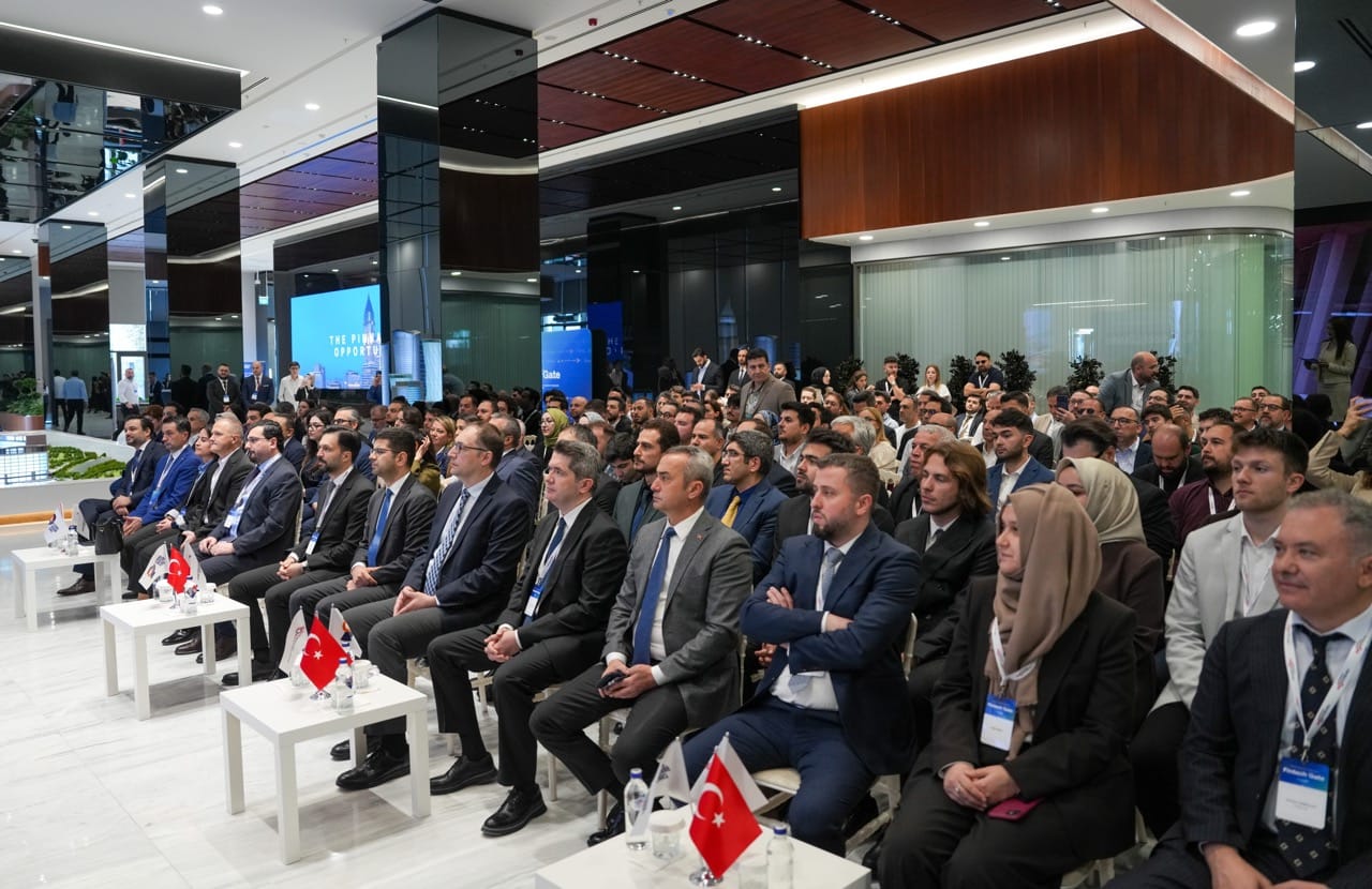 Attendees seated at the Fintech Gate launch event at Istanbul Financial Center