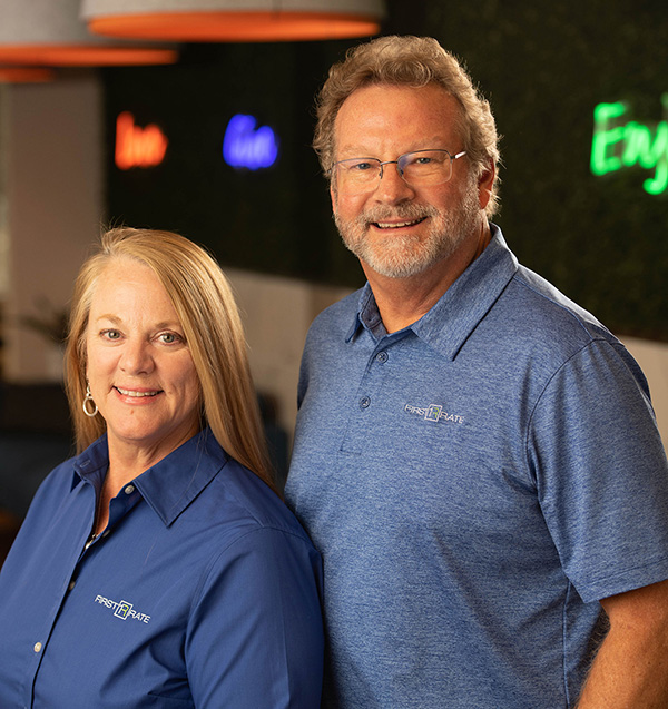 First Rate co-founders Trina Stone and David Stone
