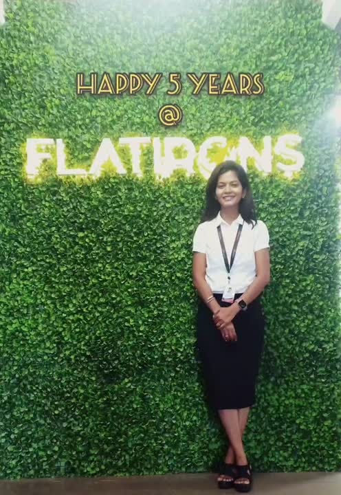 Arockia Selvi Arockiam at a Flatirons five-year tenure celebration