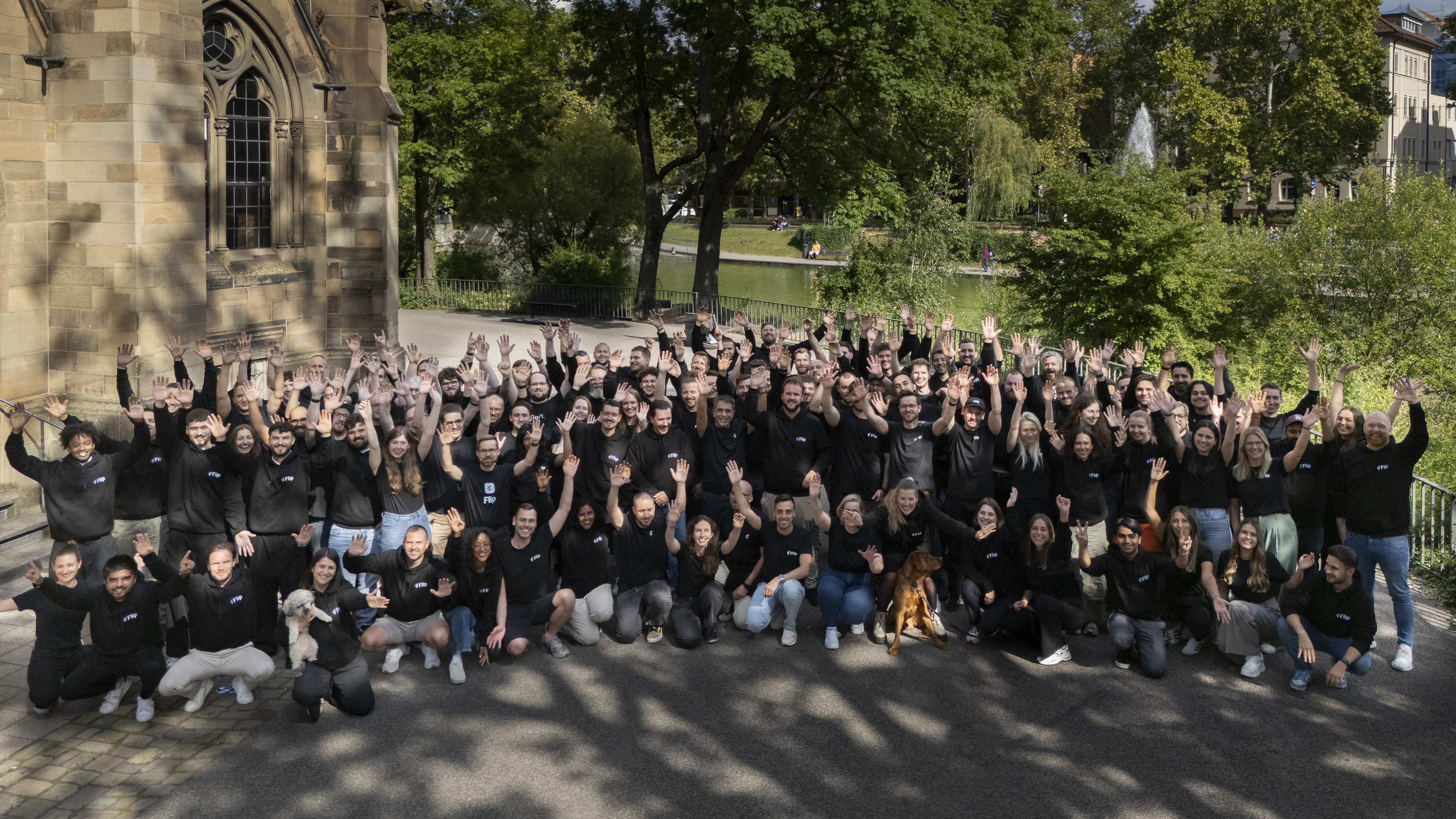 The Flip company team gathered together in 2025