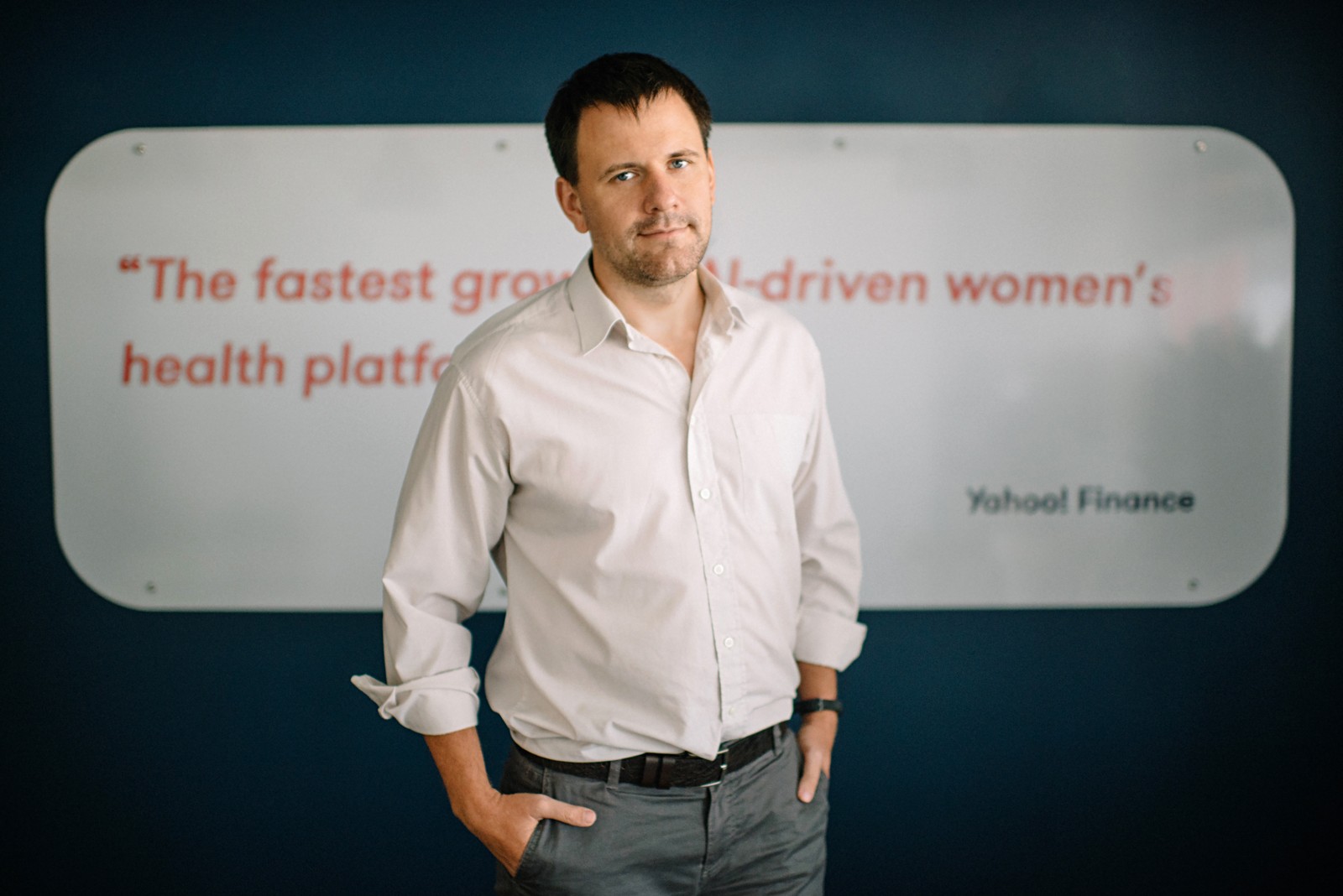 Dmitry Gurski, Flo co-founder and CEO, in a company portrait.