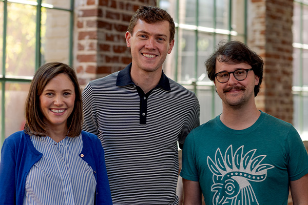 Flock Safety founders Paige Todd, Garrett Langley and Matt Feury