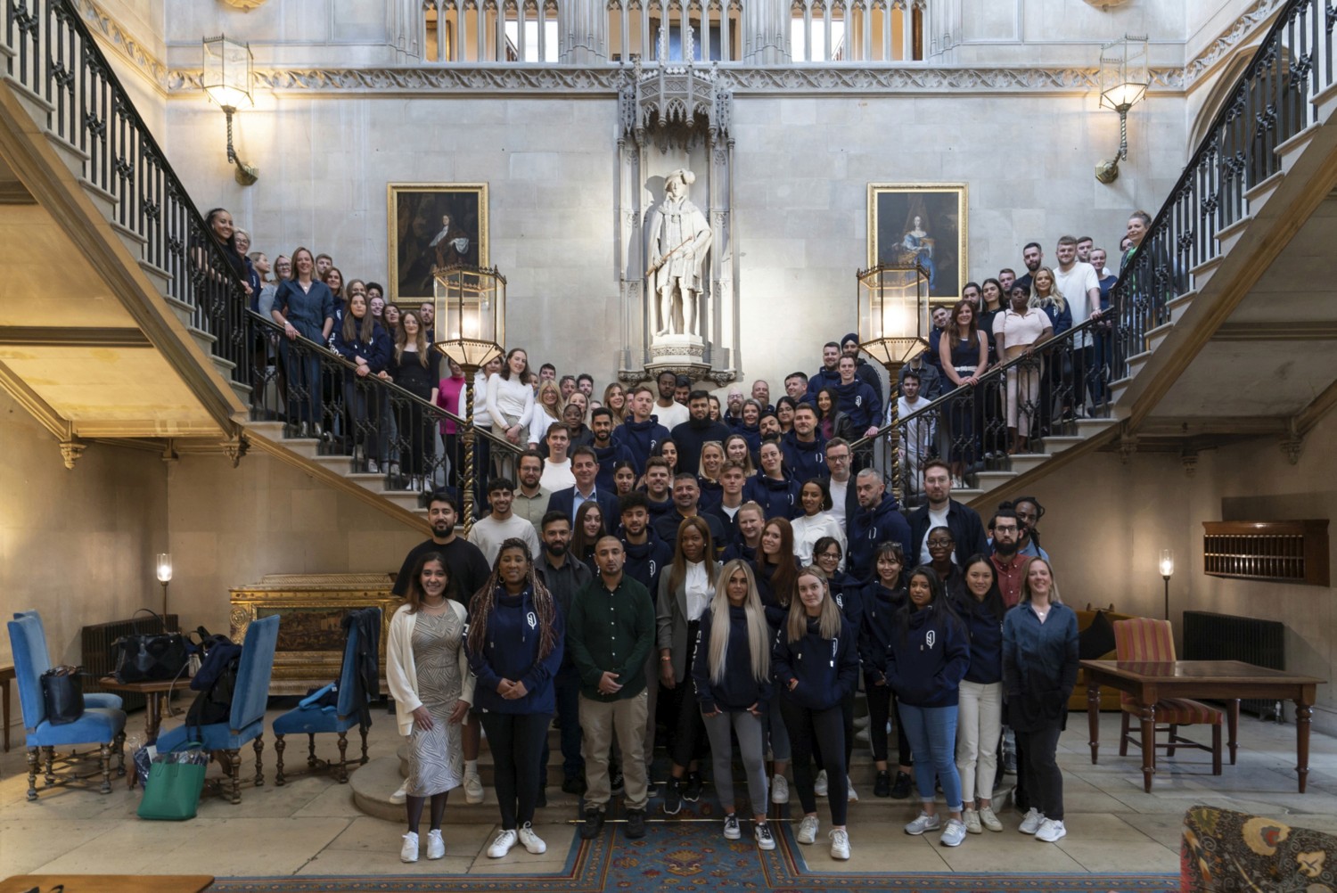 Florence staff gathered for a company group photograph