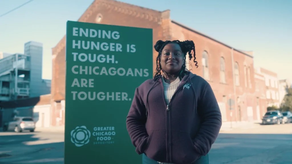 Greater Chicago Food Depository campaign artwork created by fluent360