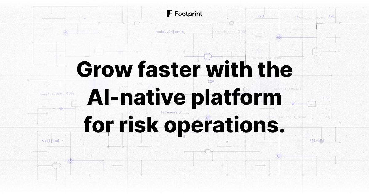 Footprint - AI-native platform for risk operations