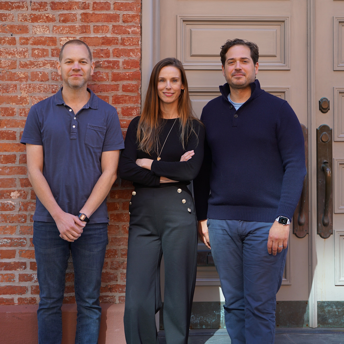 Fora co-founders Jake Peters, Henley Vazquez and Evan Frank standing together