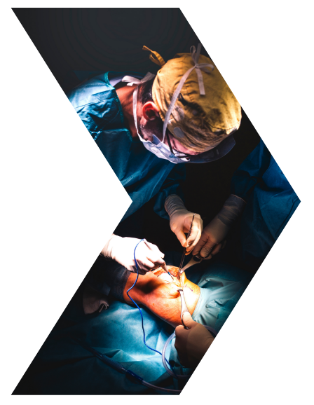 ForCast Orthopedics - orthopedic surgery in the company's signature chevron frame
