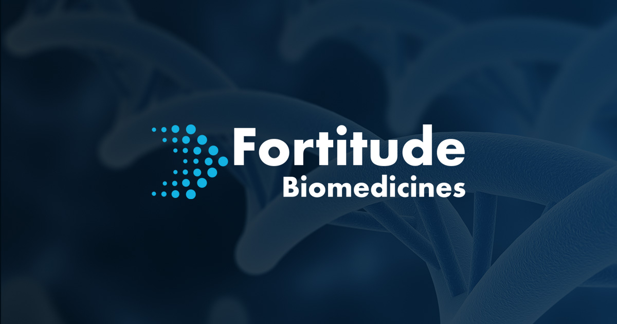 Fortitude Biomedicines logo and brand