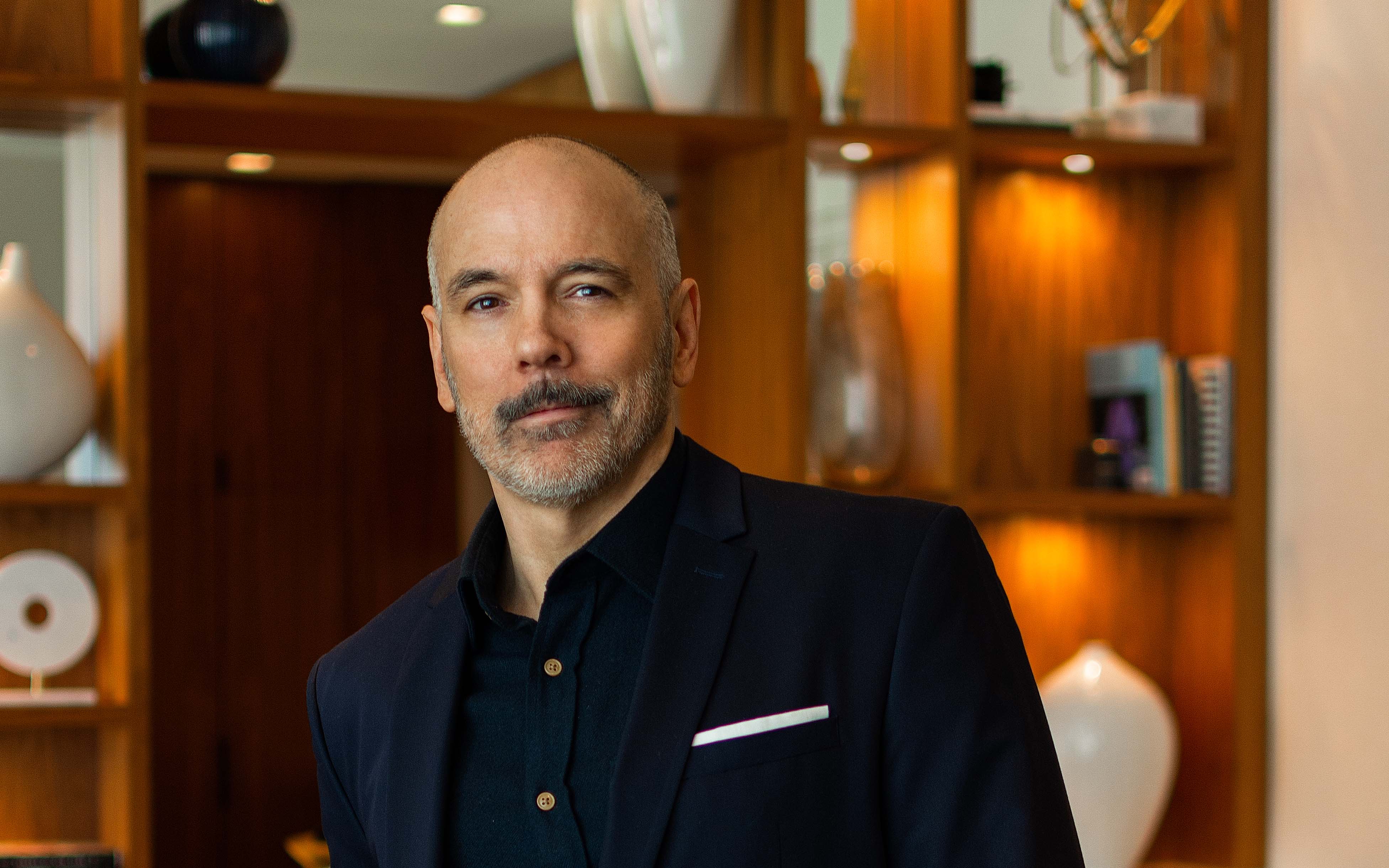 Forward Media chief creative officer Edmond Huot in the studio