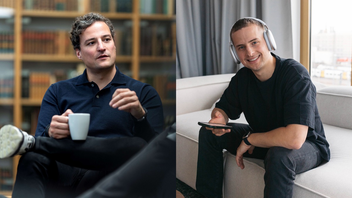 Company launch portraits of Marcus Diekmann and Johannes Kliesch