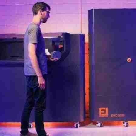 Founder David Moodie beside a Foundry Lab casting machine