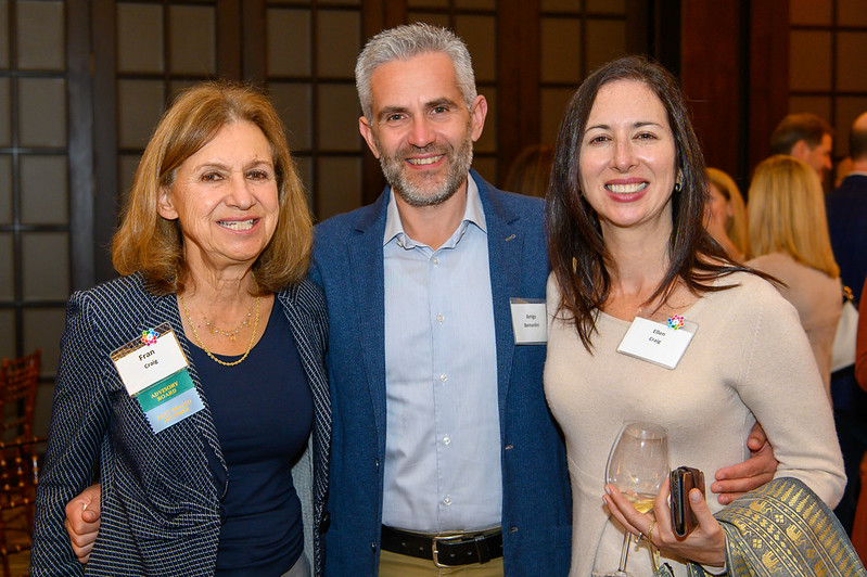 Fran Craig, left, with Chris Craig and Ellen Craig at a Northern Virginia Science Center campaign gathering.
