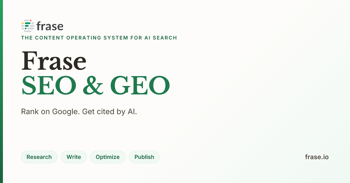 Frase Turns Search Chores Into a Publishing Shift