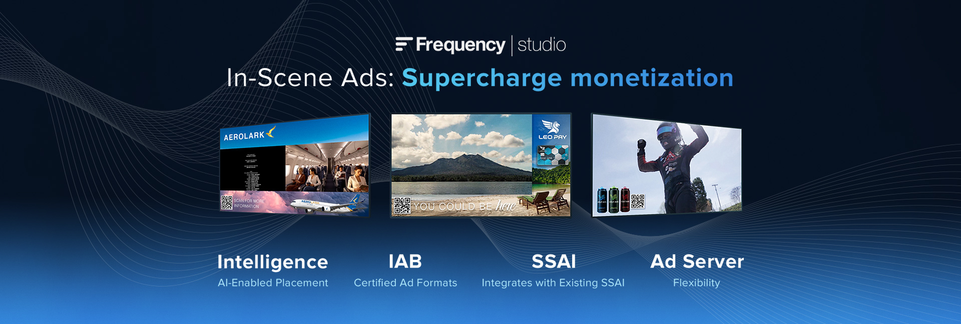 Frequency Studio illustration of in-scene advertising formats