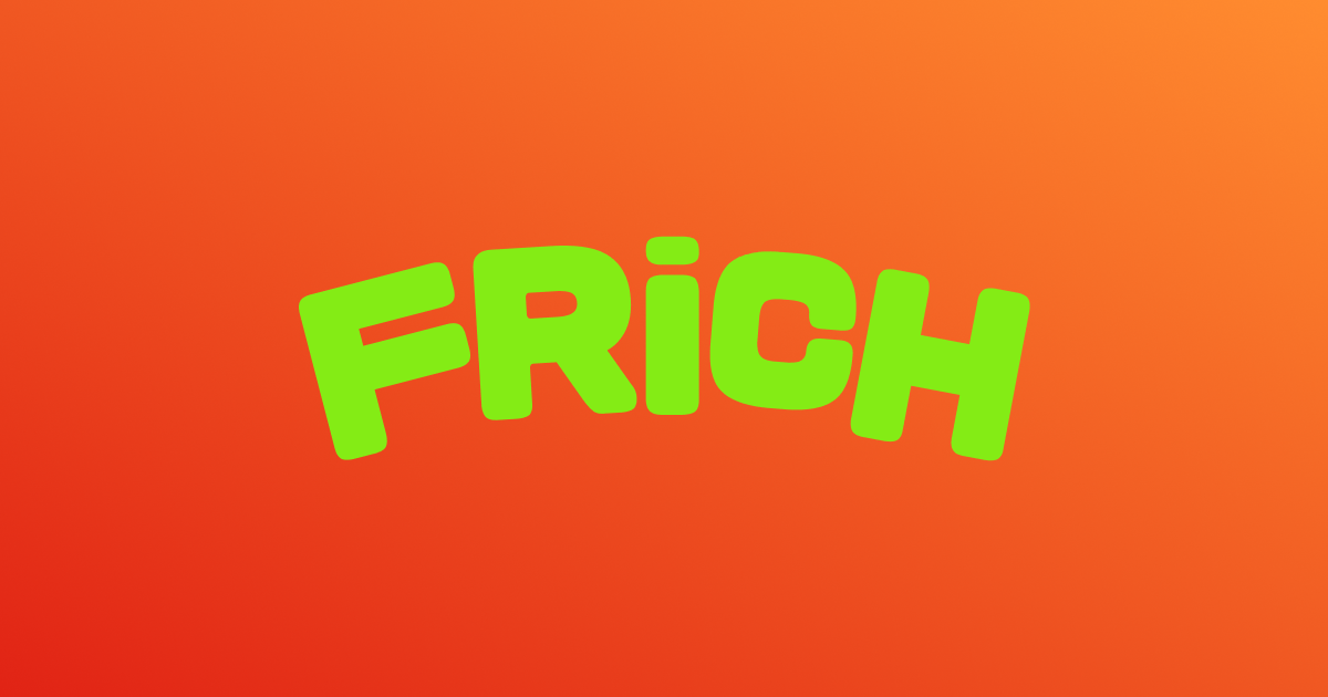 Frich brand logo - social finance app for Gen Z