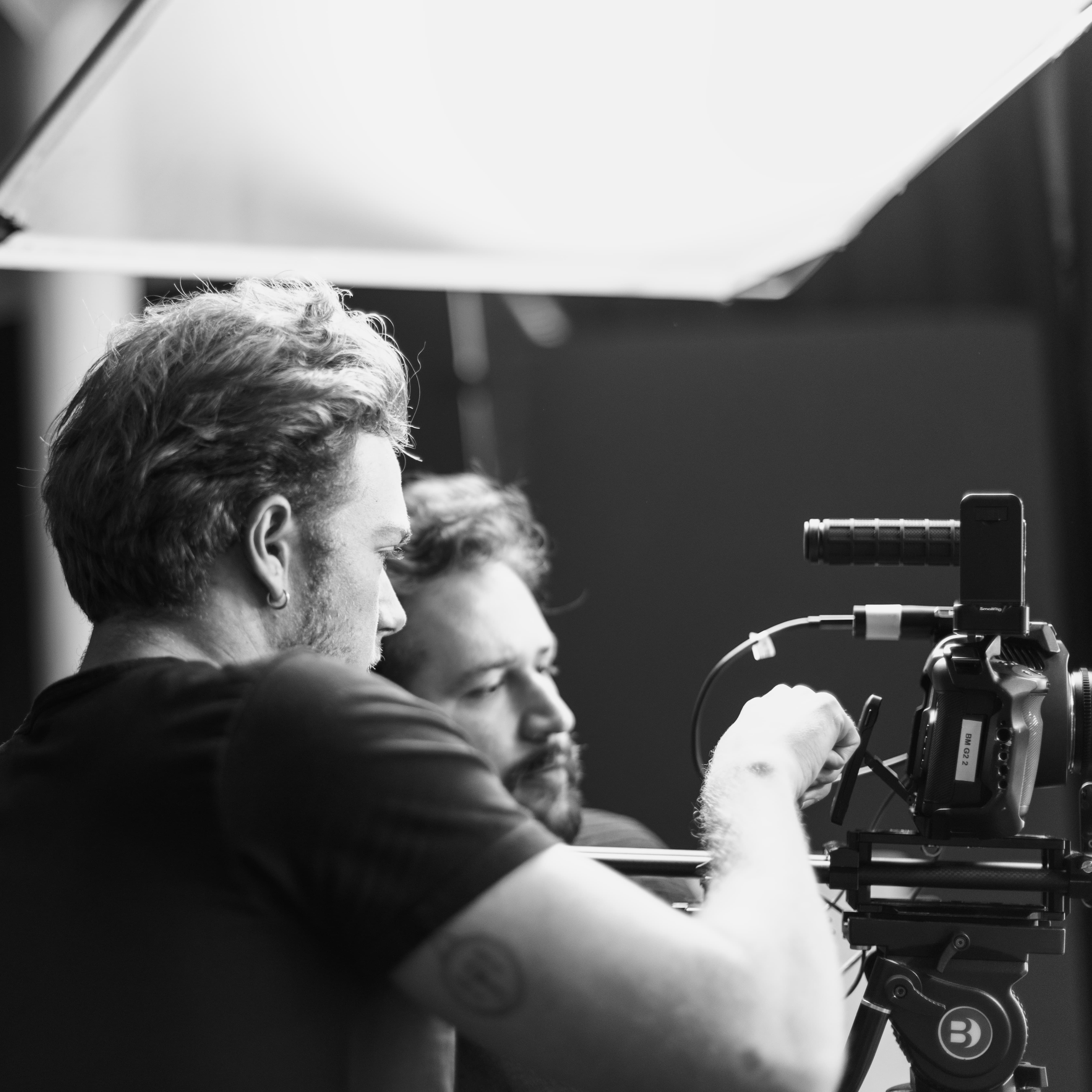 Behind the scenes of a Front Row content production shoot in San Diego