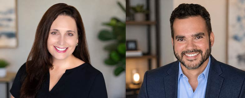 Fruchtman Marketing CEO Erin Moyer-Carballea and COO Manuel Carballea