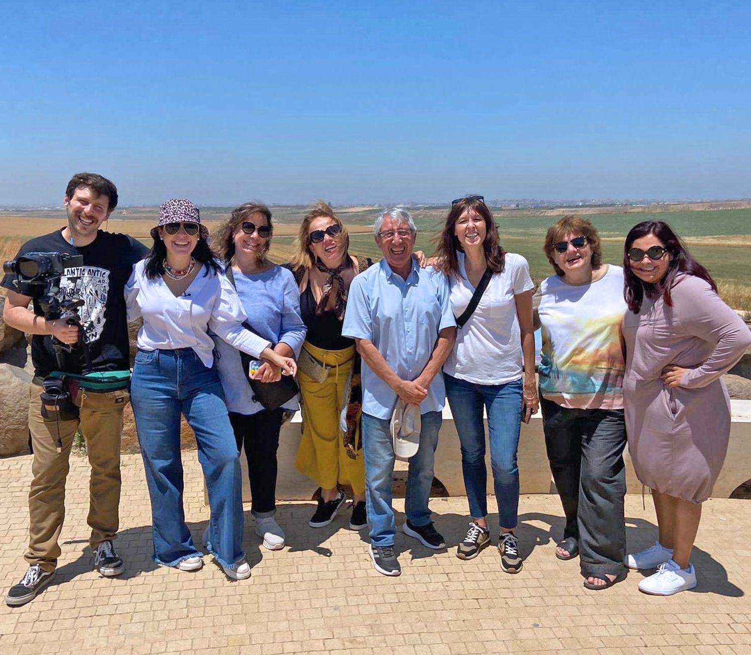Fuente Latina media fellows on a reporting trip in Israel
