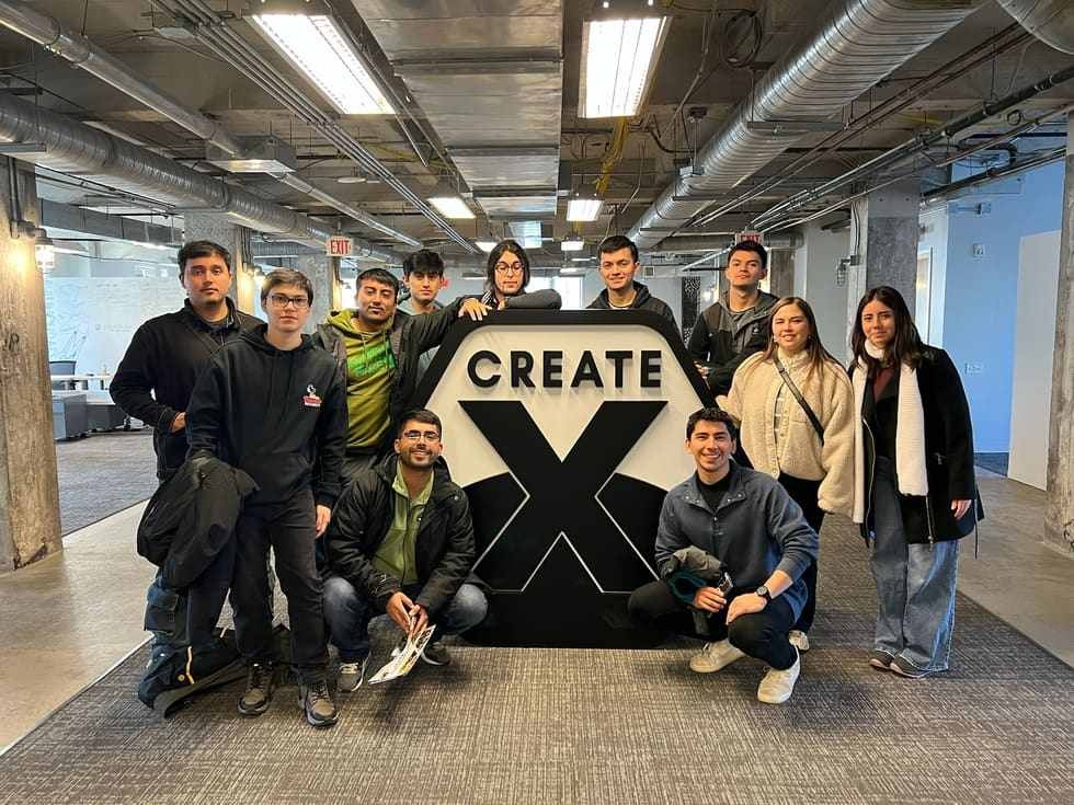 PAIR team and other cohort founders visiting CREATE-X in Atlanta