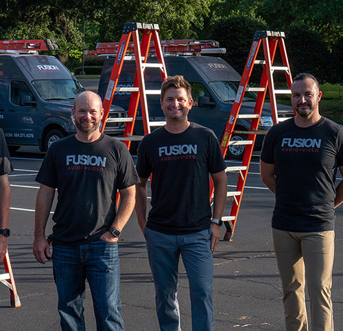 Members of the Fusion Audio + Video team