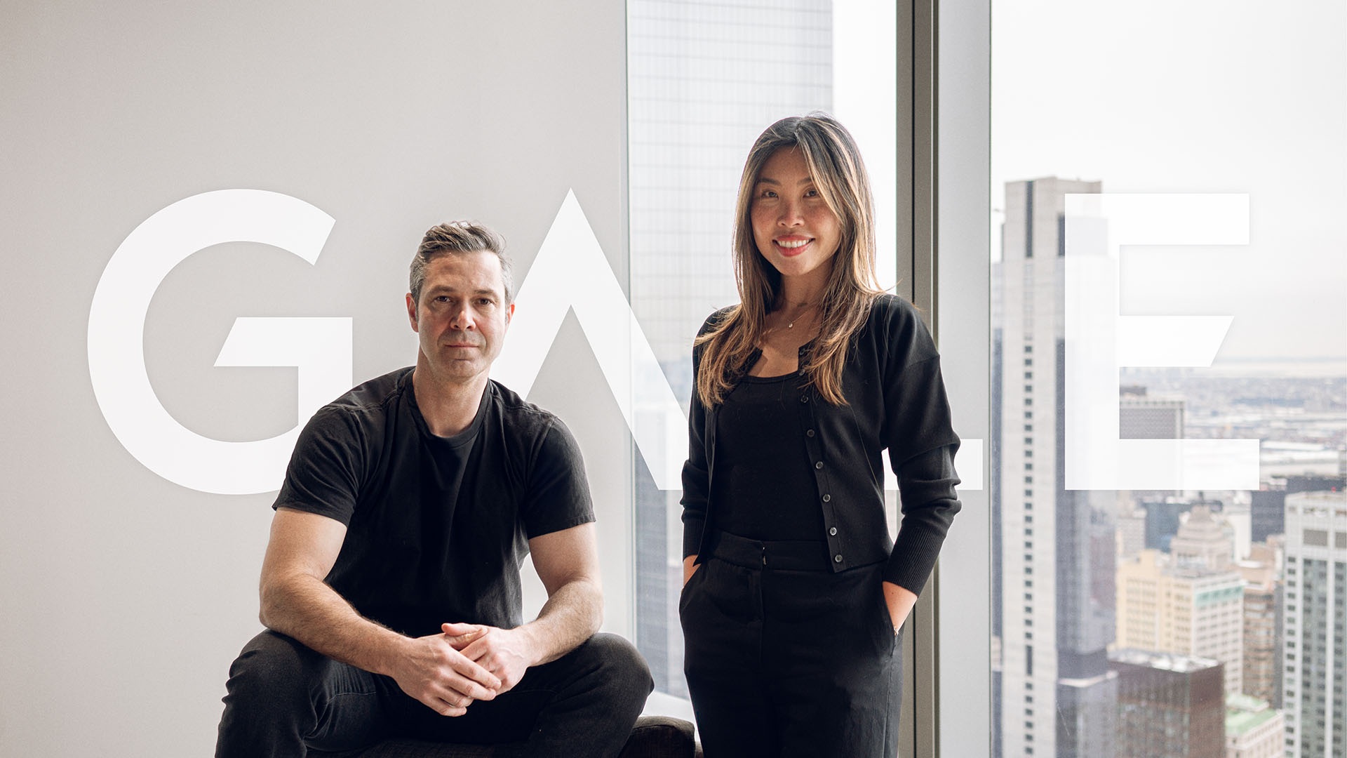 Sophia Zhang and Andrew Noel in GALE’s March 2025 leadership announcement
