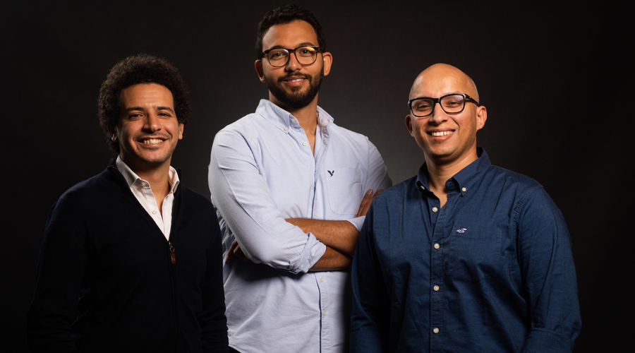 The three Gameball co-founders pictured together