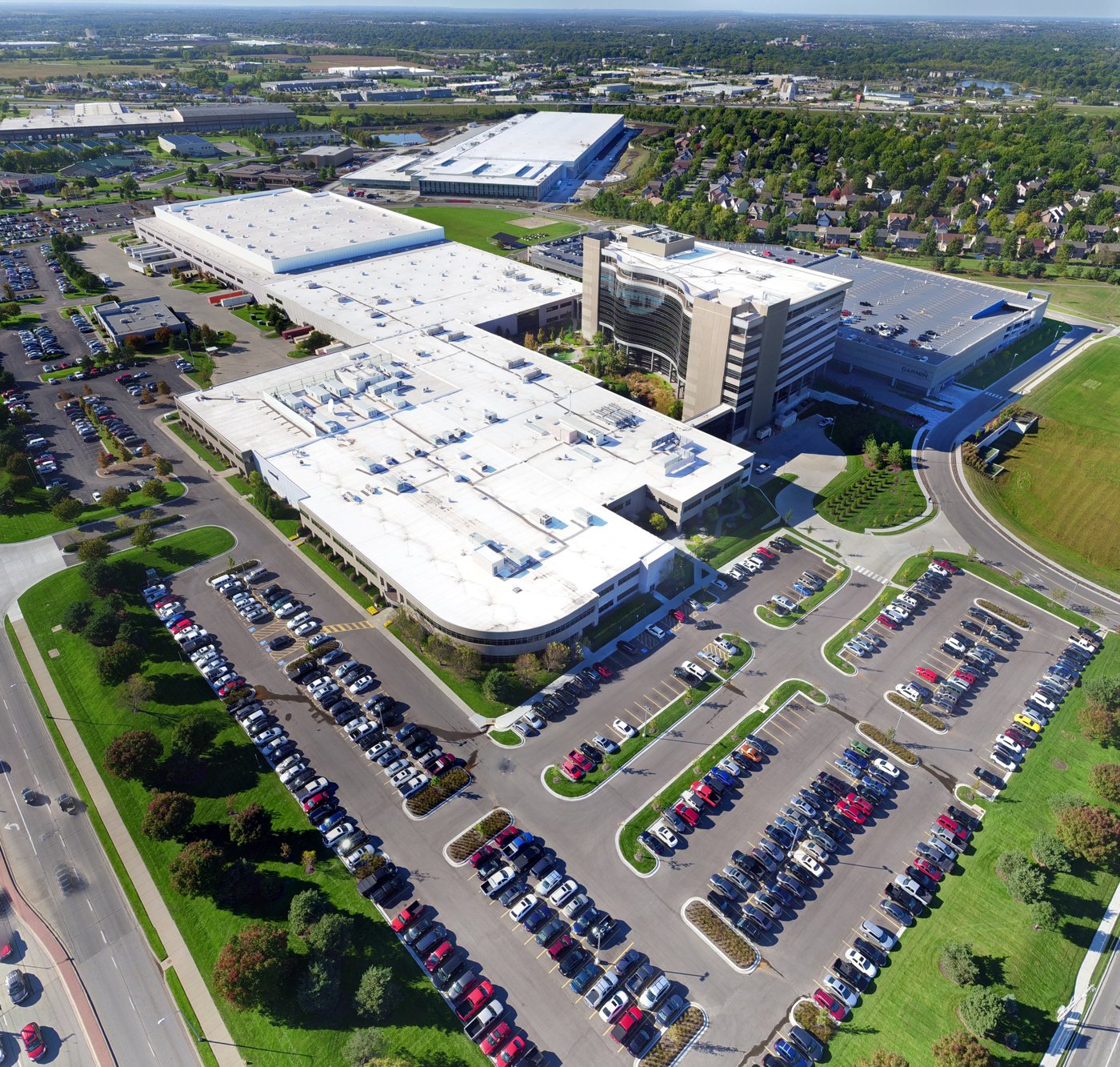 Garmin headquarters in Olathe, Kansas