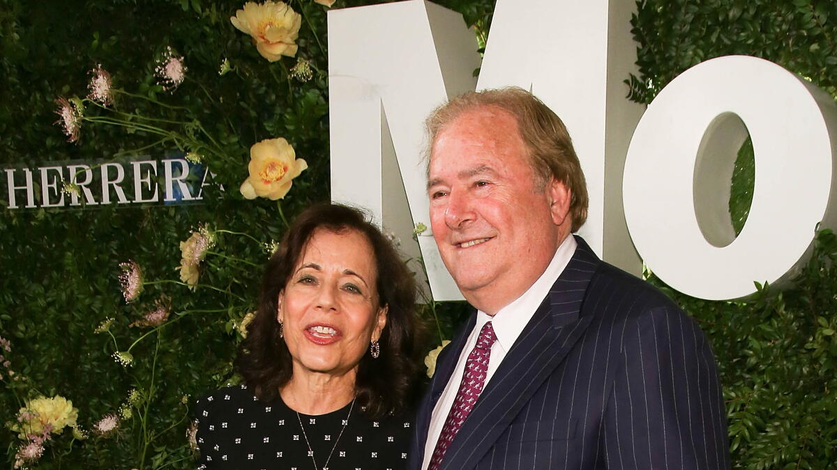 Karen and Gary Winnick together at a Museum of Modern Art gala in 2018