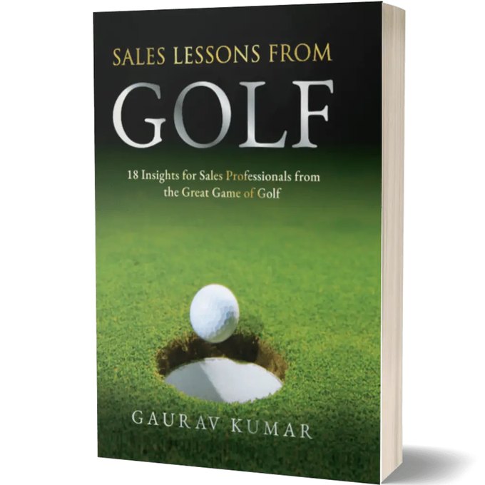 Gaurav Kumar's Sales Lessons from Golf book