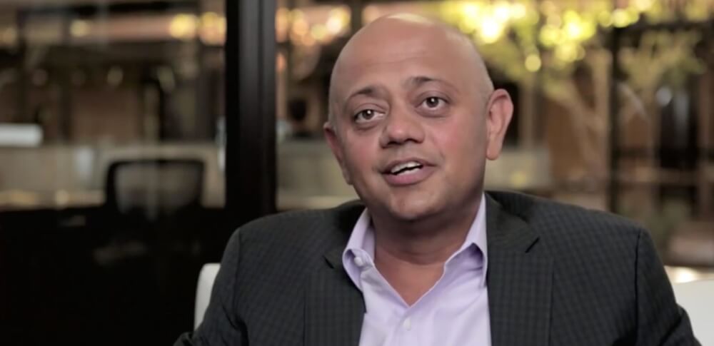 Gaurav Rewari speaking during a filmed interview