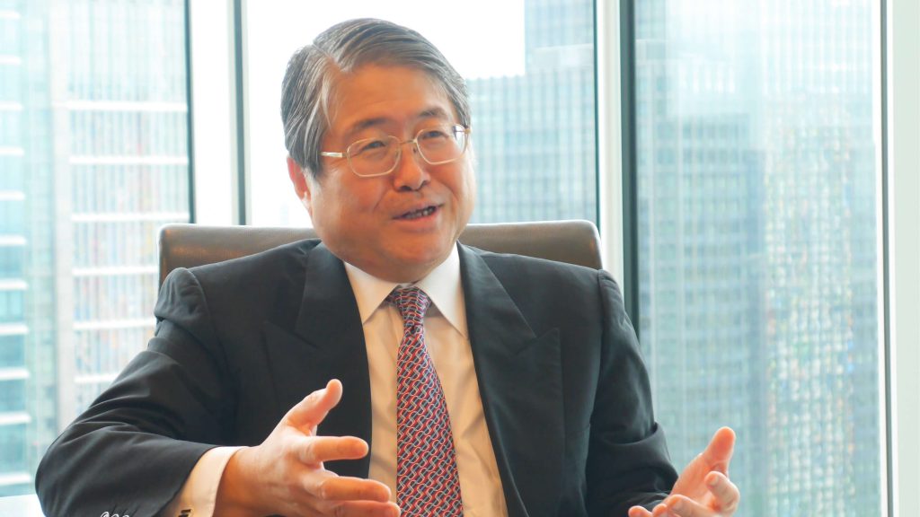 GCA founder Akihiro Watanabe speaking during an interview