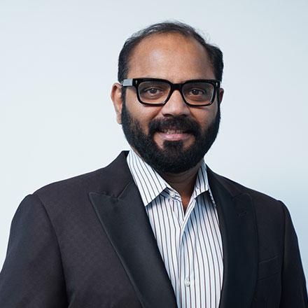 Official portrait of Srini Raj G, Gemini’s Founder and CEO