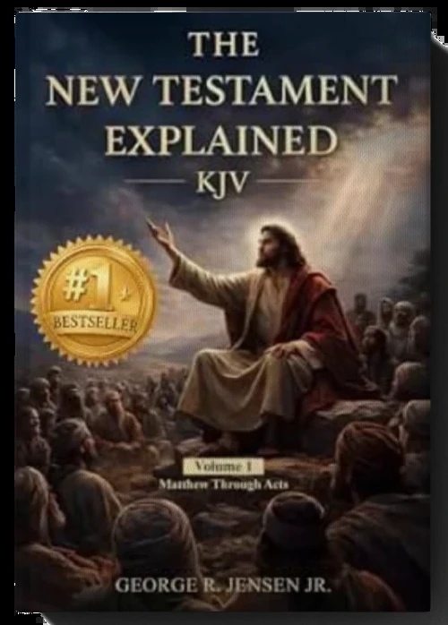 Cover of The New Testament Explained KJV, Volume 1: Matthew Through Acts, by George R. Jensen Jr.
