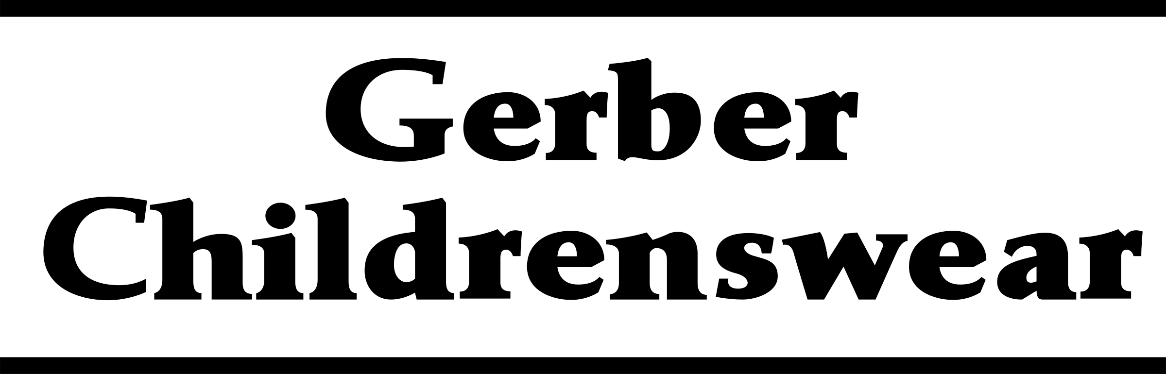 Gerber Childrenswear logo