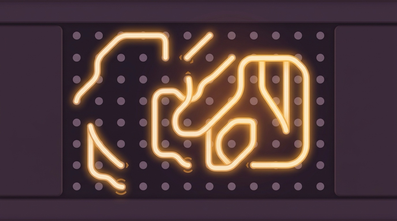 Official Slitherlink cover art showing glowing puzzle lines on a dark grid