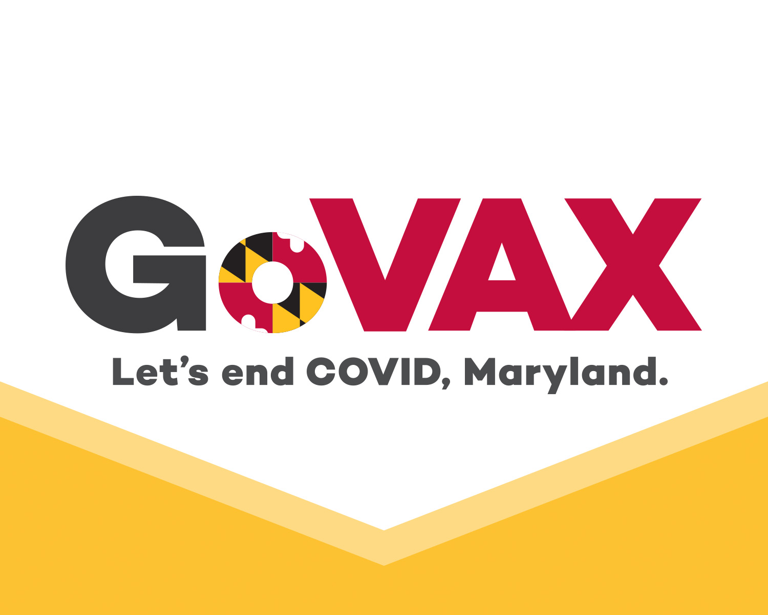 Colorful GoVAX campaign artwork created for the Maryland Department of Health