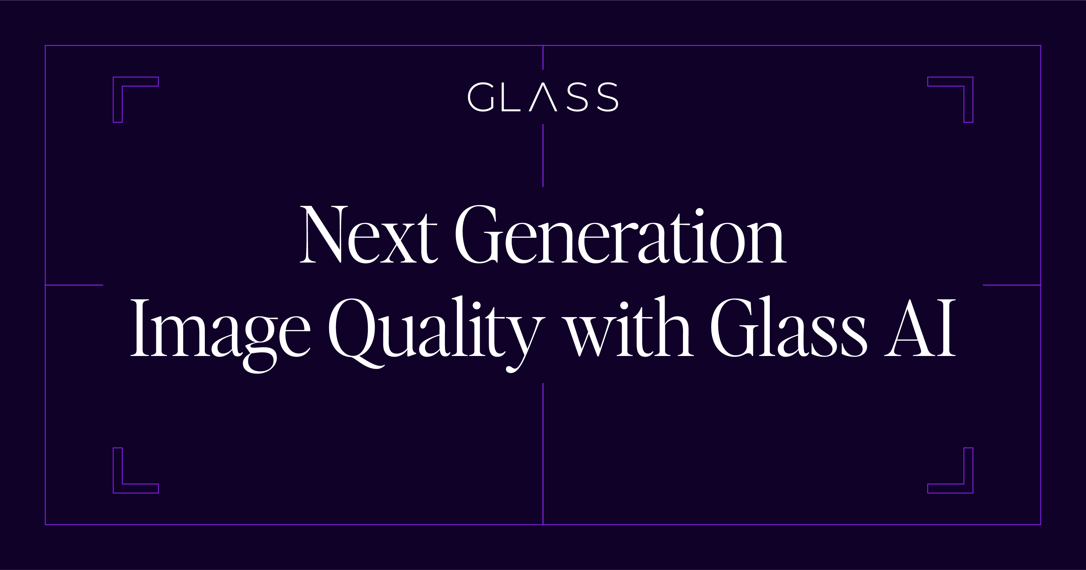 GLASS Imaging - GlassAI neural ISP logo and branding