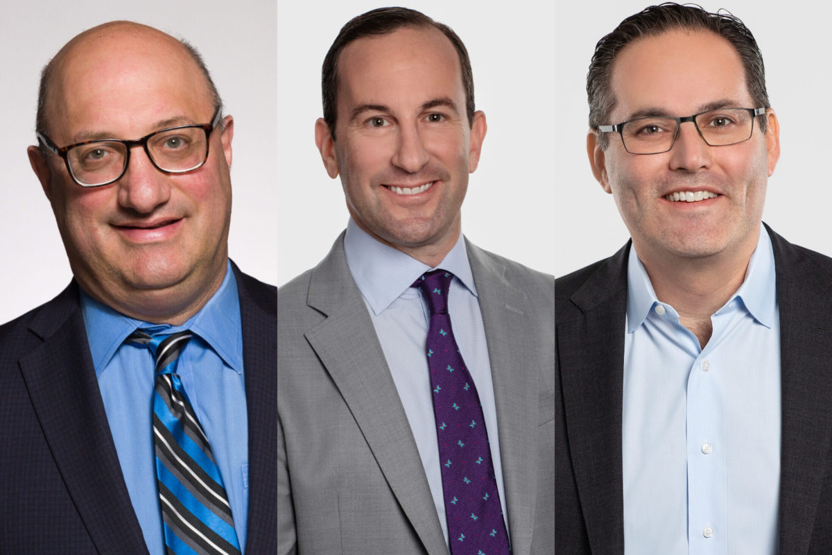 Jeffrey Plaut, Jefrey Pollock, and Nick Gourevitch of Global Strategy Group