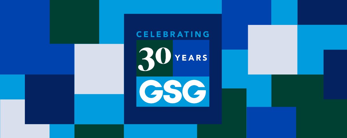 Global Strategy Group 30th anniversary graphic