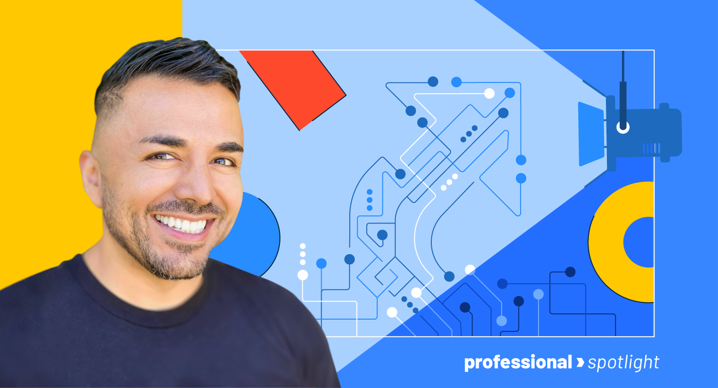 GoLinks founder Jorge Zamora in a G2 professional spotlight portrait