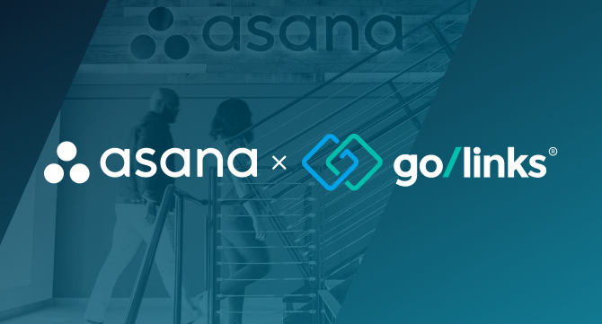 GoLinks illustration for its Asana knowledge-sharing customer story